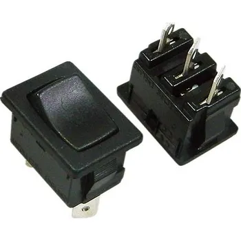 vypínač Vypínač kolébkový malý ARCOLECTRIC H8610VBAAA černý ON-ON