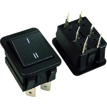 vypínač Vypínač kolébkový velký ARCOLECTRIC C1560ABAAI černý ON-ON