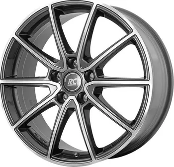 Alu kolo Brock RC32 šedá/leštěné čelo 7,5x18 5x108 ET50,5