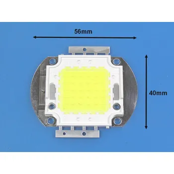 LED ČIP50W / LED dioda COB 50W studená bílá / LEDCOB50W / LED CHIP 50W