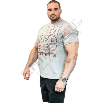 Pánské tričko Nebbia pánské tričko Hard Core 390 šedá L