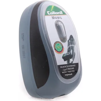 Přípravek pro údržbu obuvi Collonil Mobil - leštící pěnová houbička napuštěná silikonem - černá
