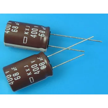 Kondenzátor 68uF/400V - 105°C Nippon KXJ kondenzátor elektrolytický low ESR, long life, high ripple current