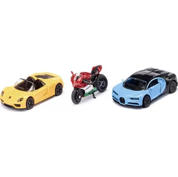 autíčko Siku Super set 2 auta a motorka