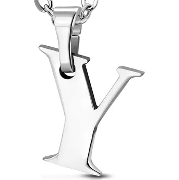 Přívěsek Šperky4U Ocelový přívěšek písmeno - iniciála Y - OPP1706-Y