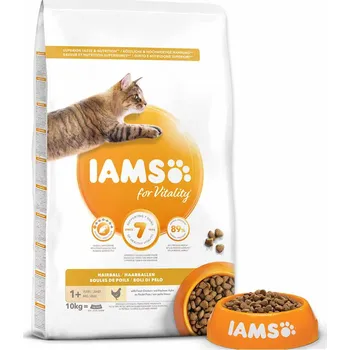 Krmivo pro kočku Iams Adult Cat Hairball Chicken 20 kg