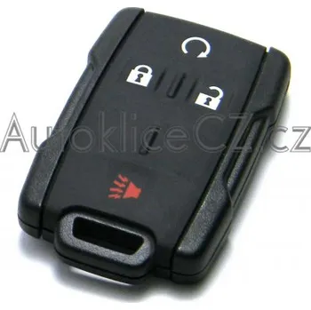 Autoklíč Obal dálkového ovládání Chevrolet 4 tlačítka, na boku černý