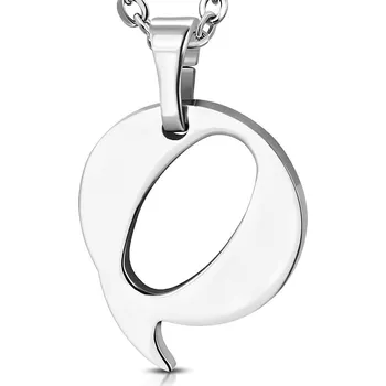 Přívěsek Šperky4U Ocelový přívěšek písmeno - iniciála Q - OPP1706-Q