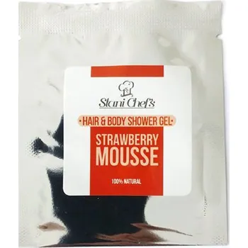 Sprchový gel Stani Chef's Přírodní sprchový gel na vlasy a tělo jahodová pěna 5 ml