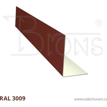 Střešní lemovaní Roh vnější rš 33 mm červenohnědá