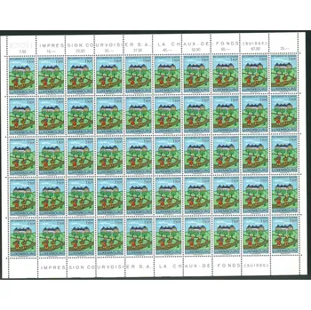 Poštovní známka (1967) MiNr. 753 ** - Lucembursko arch - 50 ks - Lucemburské mládežnické ubytovny