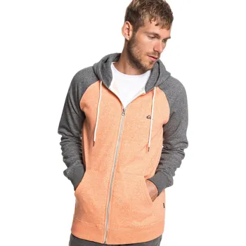 Pánská mikina quiksilver Pánská mikina everyday zip flamingo heather/dark grey heather - xnss