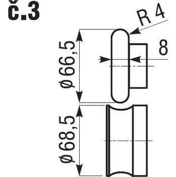 Souprava šperků Souprava rolen č. 3 pro XBC 63/250
