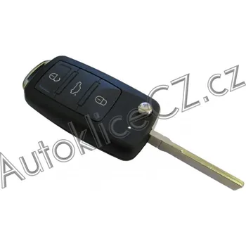 Autoklíč Vystřelovací klíč Volkswagen 3 tlačítka (nový)
