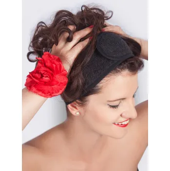 Čelenka Černá kosmetická čelenka Černá kosmetická čelenka