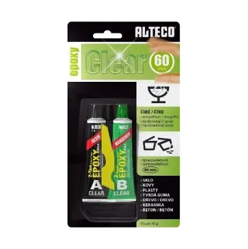 Průmyslové lepidlo ALTECO Epoxy Clear 60 min 40 g