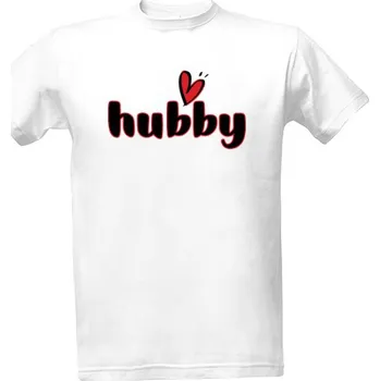 Tričko s potiskem Párové tričko Hubby pánské