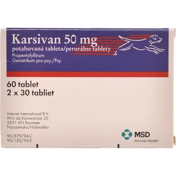 Intervet Karsivan 50 mg 60 tablet