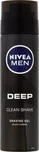 Nivea Deep Shaving gel pro muže 200 ml