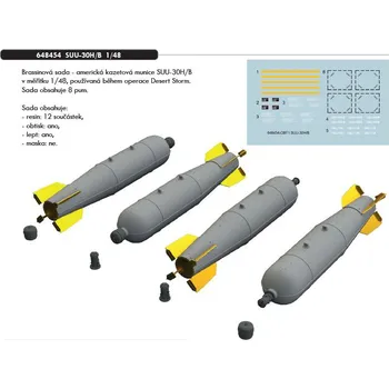 Plastikový model Eduard 1/48 SUU-30H/B