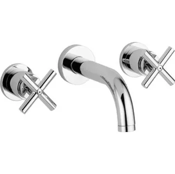 Vodovodní baterie Paffoni QUATTRO/Cruz QTV008 baterie umyvadlová nástěnná 3-otvor. 25cm