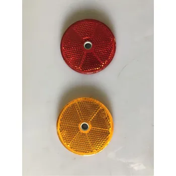 Příslušenství osvětlení automobilu ZTS odrazka kulatá žlutá 60 mm