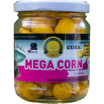 Návnadová surovina LK Baits Mega Corn Ice Vanilla 220 ml