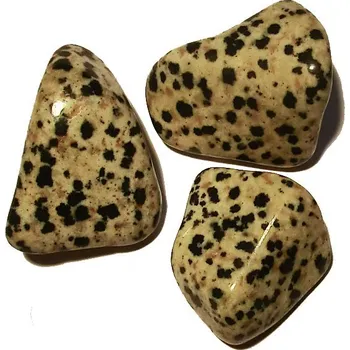 Drahý kámen Tromlovaný kámen - Jaspis dalmatin XL