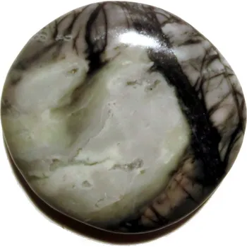 Drahý kámen Tromlovaná placička - Jaspis picasso 02