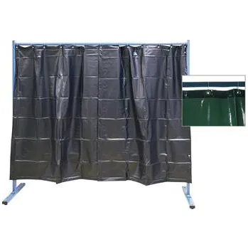 Svářečka KEMPER ochranná zástěna 1 dílná, šířka 2,1 m, světle zelená