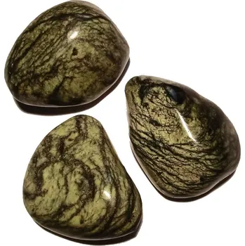 Drahý kámen Tromlovaný kámen - Serpentin XL