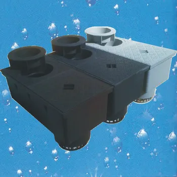 Kanalizační potrubí First plast, Edil Plast okapová vpust spodní 80-110 PSPV161 - šedá