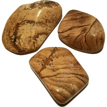 Drahý kámen Tromlovaný kámen - Jaspis obrázkový XL