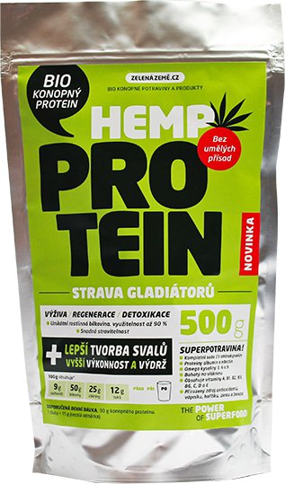 Konopný protein BIO 500g | Zelená Země