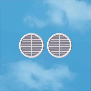 Větrací mřížka Edil Plast, Refax Větrací mřížka kruhová VM 60 plastová T6 - hnědá