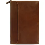 Filofax Lockwood Zip A6 Personal oříškově hnědý diář osobní