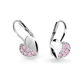 Náušnice Cutie Jewellery Dětské náušnice C2160BKL-Pink
