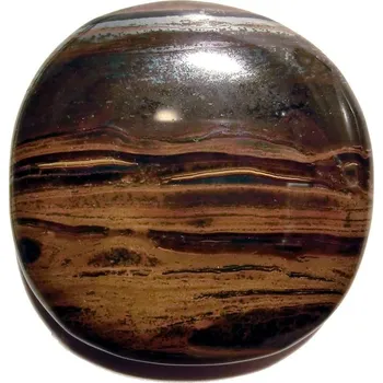 Drahý kámen Tromlovaná placička - Tygří oko - Tygří kůže 01