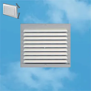 Větrací mřížka Edil Plast, Refax větrací mřížka 175x146 mm krytka stavitelná univerzální plastová BM140 - hnědá