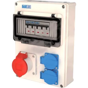 Rozvaděč N.G. Elektro Zásuvková skříň BaseLine NGE 16 014.01 jištěná, bez chrániče