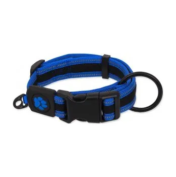 Obojek pro psa Obojek ACTIVE DOG Fluffy modrý 33-48cm