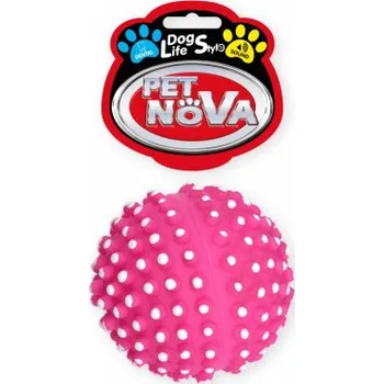 Hračka pro psa Pet Nova Míč denta. růžový 6,5cm
