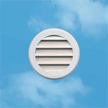 Větrací mřížka Edil Plast, Refax větrací mřížka kruhová se síťovinou VM 100 plast T10R - hnědá