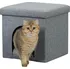 Pelíšek pro kočku Trixie Alois 38 x 40 x 38 cm šedá 