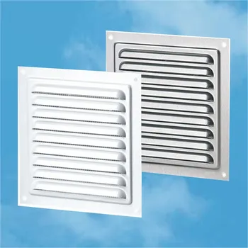 Větrací mřížka Vents, Refax větrací mřížka plechová 300x300 mm - pozinkovaný ocelový plech