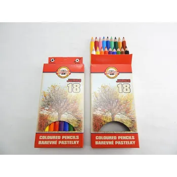 Pastelka Jumbo pastelky Koh-I-Noor Omega OK10 - 18 ks - 3373