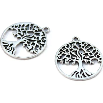 Přívěsek Přívěsek Strom 28,5x25,3mm, 1ks, starostříbro