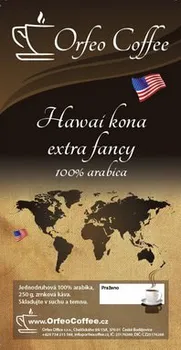 Káva Orfeo Coffee Hawai Kona Extra Fancy 100% arabika zrnková 250 g