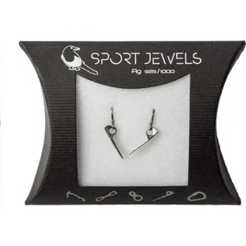 Přívěsek Náušnice, matná Skoby13906s Ag 925/1000