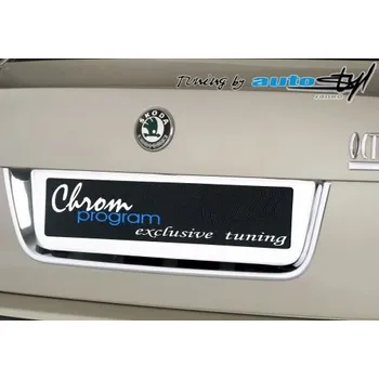 Držák SPZ Autostyl Janko Chromovaný rámeček pod SPZ Škoda Octavia II (2004 - 2013) -